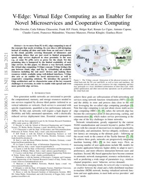 PDF Document Cover - V-Edge: Architecture, Challenges, and Future of Virtualized Edge Computing for 6G